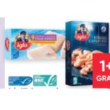 iglo Königsgarnelen, Backteig Garnelen, Polardorsch Natur XXL, Knusprige Ofengarnelen, Wildlachs Natur oder Kabeljau Natur Maximarkt 1 Packung
