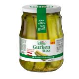 Efko Gurken Stixx INTERSPAR 670 Gramm 1 Glas