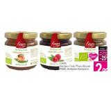 furore Bio Spicy Fruits Pfirsich Grüner Pfeffer, Himbeere-Kardamom oder Grüne Feige Sutterlüty 120 Gramm 1 Glas