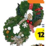 Türkranz rot oder creme HOFER 1 Stück