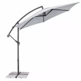 Haveson Ampelschirm „Salerno“ , silbergrau 501394 HELLWEG 1 Stück