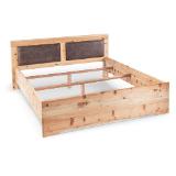 Zirbenbett, Grau HOFER 1 Stück