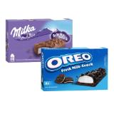 Promotion Bild von Milka Schoko Snack oder Oreo Fresh Milk-Snack Lidl APP Preis 4 Stück