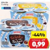 Milsani Pudding Trifft Sahne Schoko oder Vanille HOFER 400 Gramm 1 Packung