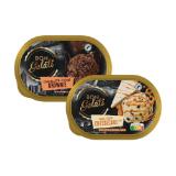 Bon Gelati Gestrudeltes Eis American Style Chocolate Fudge Brownie oder New York Cheesecake Lidl 900 Milliliter 1 Becher