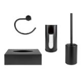 Livarno Home Bad Sortiment WC-Bürstengarnitur, Kosmetiktuchbox, Handtuchring oder WC-Rollen Aufbewahrung Lidl 1 Stück