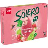 Eskimo Solero Strawberry Twist od. Bonbon Exotic, Preisangabe ohne MwSt. (Preis inkl. MwSt. 4,39 €), METRO 1 Packung