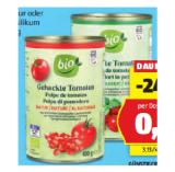 Bio Tomaten gehackt div. Sorten HOFER 400 Gramm 1 Dose