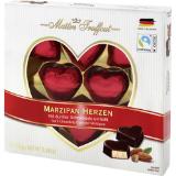 Maitre Truffout Marzipanherzen, Preisangabe ohne MwSt. (Preis inkl. MwSt. 2,52 €), METRO 110 Gramm 1 Packung