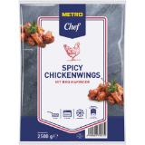 Metro Chef Chicken Wings BBQ, Preisangabe ohne MwSt. (Preis inkl. MwSt. 9,68 €), METRO 1 Kilogramm