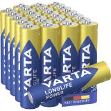 Varta Batterie Micro Longlife Power AAA, Preisangabe ohne MwSt. (Preis inkl. MwSt. 8,39 €), METRO 24 Stück 1 Packung