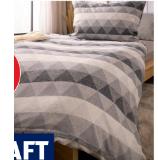 Novitesse Flanell Bettwäsche Gr. 140 x 200 cm + 70 x 90 cm HOFER 1 Set