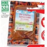 Promotion Bild von Spar Natur pur Bio-Karreesteak mariniert SPAR Gourmet 1 Kilogramm