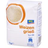 aro  Weizengrieß, Preisangabe ohne MwSt. (Preis inkl. MwSt. 1,05 €), METRO 1 Kilogramm 1 Packung