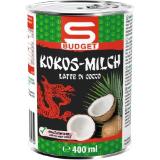 S-BUDGET Kokosmilch oder Kokosmilch light SPAR 400 Milliliter 1 Dose