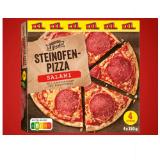 Bild von Trattoria Alfredo Steinofenpizza Salami Lidl 4 Stück