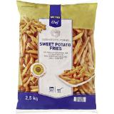 Metro Chef Sweet Potato Fries, Preisangabe ohne MwSt. (Preis inkl. MwSt. 11,34 €), METRO 2.50 Kilogramm 1 Packung