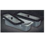 Chef Cuisine FOOD-CONTAINER MIT GLAS DECKE Maximarkt 2 Stück