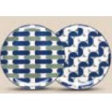 POZZI MILANO Set 2 Dessertteller aus Porzellan ø 20,5 cm Maximarkt 2 Stück 1 Set