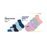 L&D Kinder-Socken 5 Paar versch. Farben und Muster HOFER 1 Packung