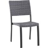Metro Professional Alu-Rattan-Stuhl Balsario, Preisangabe ohne MwSt. (Preis inkl. MwSt. 47,99 €), METRO 1 Stück