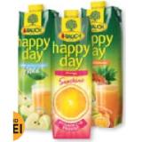 Rauch Happy Day Apfel, Multivitamin, Sunshine Orange oder Apfel trüb Maximarkt 1 Liter 1 Packung