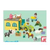 Playmobil Spielzeug 71656 1.2.3 Bauernhof Maximarkt 1 Set