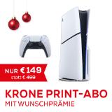 Promotion Bild von Krone-Print-Abo inkl. Sony Playstation 5 Slim, 1 TB, Weihnachtsprämie, Krone Vorteilswelt 1 Stück