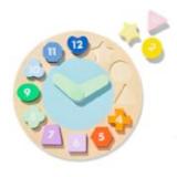Promotion Bild von Puzzle-Uhr Holz HEMA 1 Set