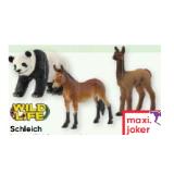 Schleich Spielzeug WILD LIFE Lama Fohlen, Maultier oder Großer Panda verschiedene Figuren maxi.preisjoker Maximarkt 1 Stück