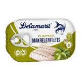 Delamaris Makrelenfilets in Olivenöl, scharf od. mit Zitrone BILLA PLUS 125 Gramm 1 Dose