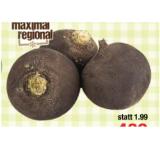 Eferdinger Rettich Schwarz Maximarkt 1 Kilogramm