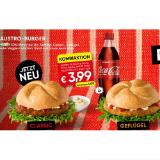 AUSTRO-BURGER & COCACOLA, FANTA, SPRITE ODER MEZZO MIX 0,5 L EUROSPAR 1 Set