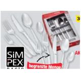 Simpex Basic Besteckgarnitur Maximarkt 30 Stück