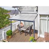 Gutta Terrassenüberdachung „Standard“, 300x300 cm anthrazit 248799 HELLWEG 1 Stück