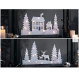 Livarno Home Fensterbilder mit LED-Lichterkette versch. Sorten Lidl 1 Stück