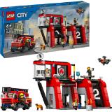 LEGO Feuerwehrstation mit Drehleiterfahrzeug 60414, Preisangabe ohne MwSt. (Preis inkl. MwSt. 59,99 €), METRO 1 Stück