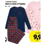 Up 2 Fashion Women  Damen-X-Mas-Pyjama HOFER 1 Set