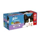 Purina Felix Katzennahrung nass Original In Gelee Lidl 85 Gramm 48 Stück
