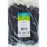 PapStar PP Gabel schwarz 18,5cm, Preisangabe ohne MwSt. (Preis inkl. MwSt. 4,85 €), METRO 50 Stück 1 Packung
