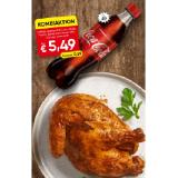 Promotion Bild von Halbes Grillhendl & Coca-Cola, Fanta, Sprite oder Mezzo Mix 0.5 Liter SPAR 1 Set