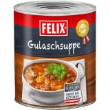Felix Gulaschsuppen od. Fertiggerichte div. Sorten, Preisangabe ohne MwSt. (Preis inkl. MwSt. 13,19 €), METRO 2.90 Kilogramm 1 Dose