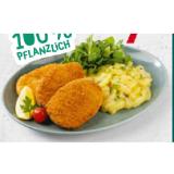 REIN PFLANZLICHES SCHNITZEL mit Erdäpfel-Vogerlsalat BILLA PLUS 1 Set