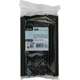 STARPAK Trinkhalme Mehrweg Schwarz 22 cm, Preisangabe ohne MwSt. (Preis inkl. MwSt. 2,39 €), METRO 100 Stück