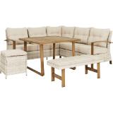 Tarrington House Essgarnitur Rattan, Preisangabe ohne MwSt. (Preis inkl. MwSt. 958,80 €), METRO 1 Set