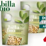 BILLA Bio Bio-Cashewkerne od. -Pistazien geröstet und gesalzen BILLA PLUS 1 Packung