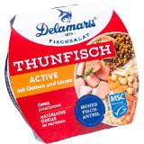 Delamaris Fischsalat div. Sorten, Preisangabe ohne MwSt. (Preis inkl. MwSt. 2,74 €), METRO 170 Gramm 1 Dose