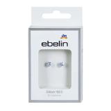 Promotion Bild von ebelin Ohrstecker Silber 925 mit Glitzersteinchen dm 1 Paar