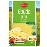 Milbona Gouda Jung in Scheiben Lidl 400 Gramm 1 Packung