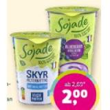 Sojade Bio-Soja-Joghurt-Alternative versch. Sorten Denns BioMarkt 400 Gramm 1 Becher